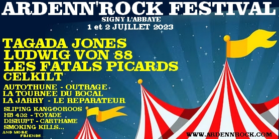 ARDENN’ROCK FESTIVAL 2023 / 1 et 2 Juillet | Ardenn'Rock Festival